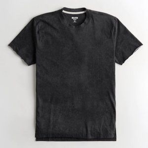Men's Hollister Relaxed Stepped Hem Crew T-shirt